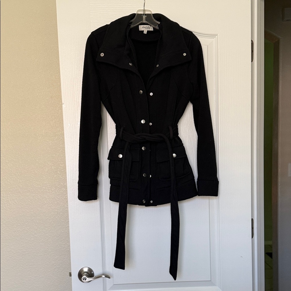 Charlotte Russe Black Utility Jacket